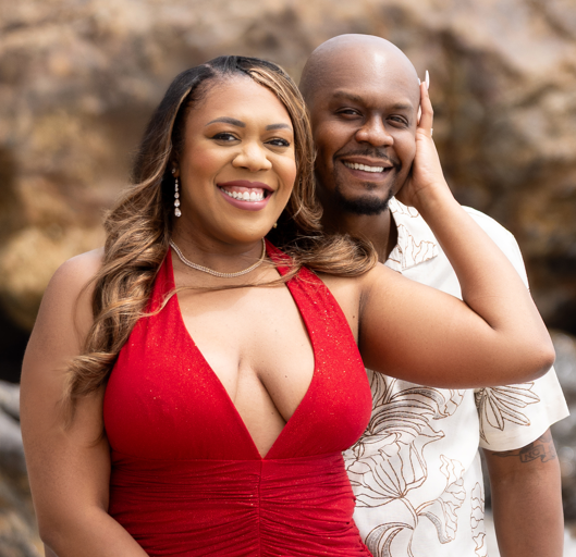 Kerrhon and Danielle smiling together